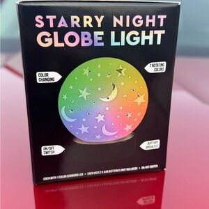 Starry Night Globe Light with Color Changing Feature